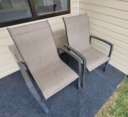 Photo of free 2 Patio Chairs (North Myrtle Beach G&T) #1