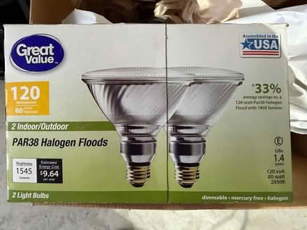 Photo of free Flood light bulbs (Camden parc) #1