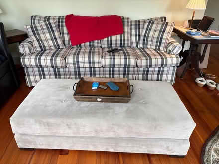 Photo of free Plaid 4-cushion sofa set (SMith Neck Rd) #1