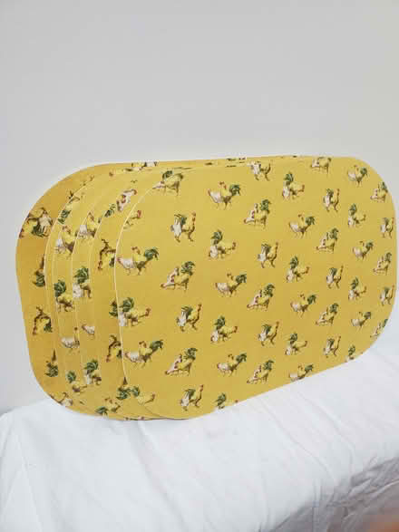 Photo of free Rooster Placemats 6 (Byrd Ln., at Natoma, LAH 94022) #1