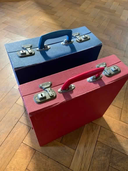 Photo of free Vintage LP record cases (Queen Edith's Ward CB1) #1