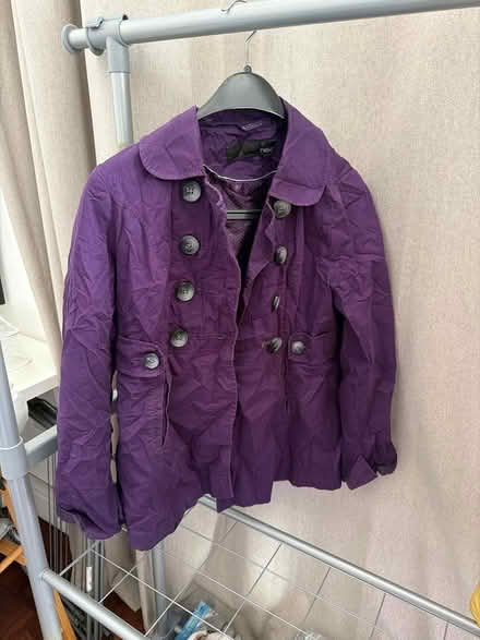 Photo of free Purple women coat (size 10) (North Road, Islington (N7 9)) #1