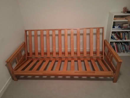 Photo of free Futon bed/couch frame - hi quality (Southside) #1