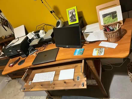 Photo of free Beautiful wood desk (Crystal Palace) #2