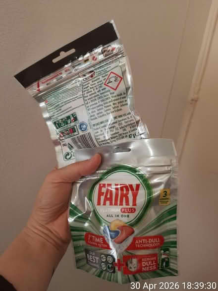 Photo of free 6 dishwasher tablets (Edgwarebury Lane) #1