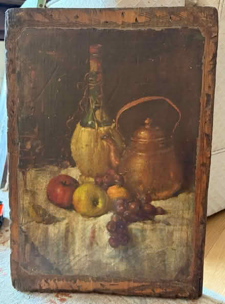 Photo of free Art on Wood - "Overflowing Table" (Belmont, MA) #1