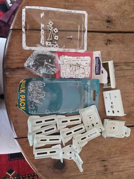 Photo of free Curtain rail brackets, hooks etc (Lane Cove) #1