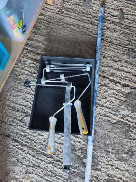 Photo of free Paint rollers, tray, extension pole (St Ives PE27) #1