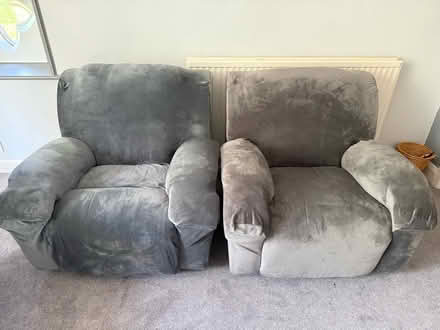 Photo of free 2 Large reclining chairs (Rawdon LS19) #1