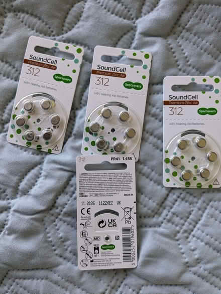 Photo of free Hearing aid batteries (Pant SY10) #1