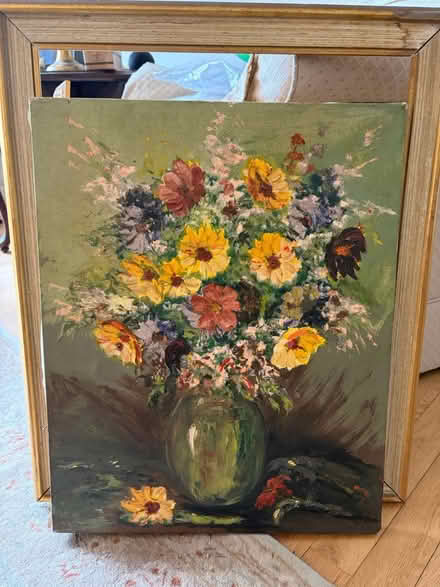 Photo of free Textured Floral Oil Painting (Belmont, MA) #1