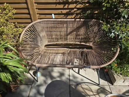 Photo of free Habitat rattan bench (E2 bethnal green) #1