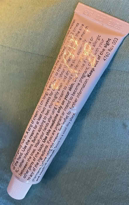 Photo of free Tube of cream (Bieldside AB15) #3