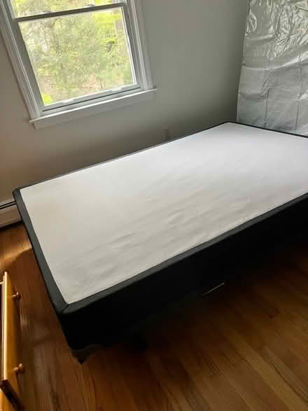 Photo of free Box spring and frame - full size (Silvermine, Norwalk CT) #1
