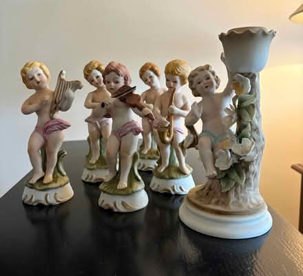 Photo of free Vintage Porcelain Cherub Figurines (Belmont, MA) #1