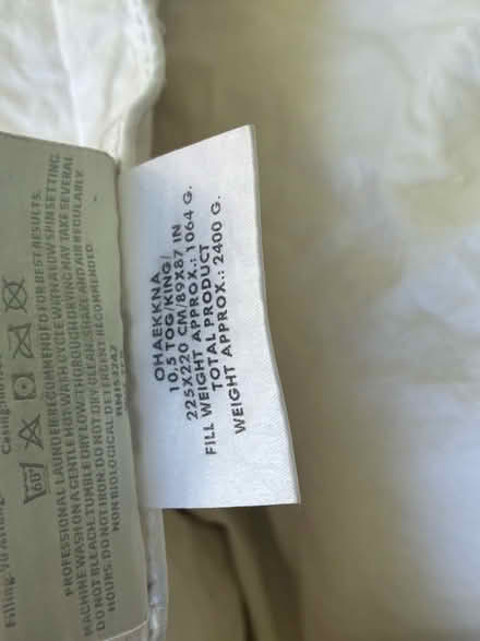 Photo of free King size duvet (South Kensington W8) #3