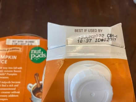 Photo of free Non-dairy Pumpkin spice creamer (Petworth/ Park View) #2