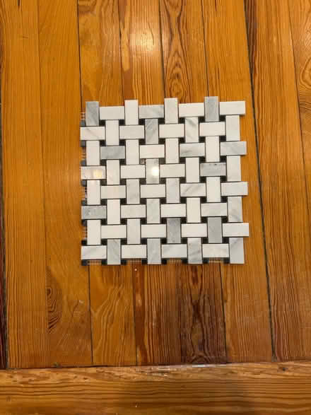 Photo of free 5 pieces of bathroom tile (Davis Sq) #1