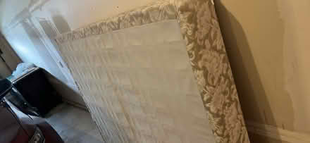 Photo of free Queen size box spring/bedframe (Rogers) #1