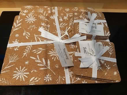 Photo of free 8 cork placemats 8 cork coasters (Penwortham PR1) #1