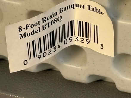 Photo of free 8 foot long folding table (Ringmer BN8) #3