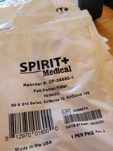 Photo of free NEW CPAP Supplies (Sunnyvale) #3