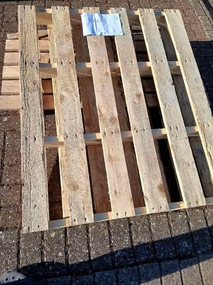 Photo of free Heavy wooden brick pallet and one smaller slightly broken (Chelsfield BR6) #1