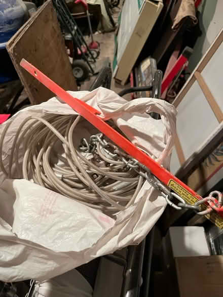 Photo of free Yard Stake & Tie-Out Cable (Bronzeville) #1