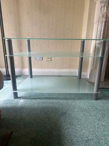 Photo of free Glass tv stand (BR1 4LQ) #2