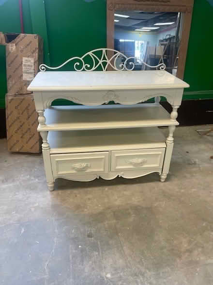 Photo of free White Wood Cabinet (South Elgin) #1