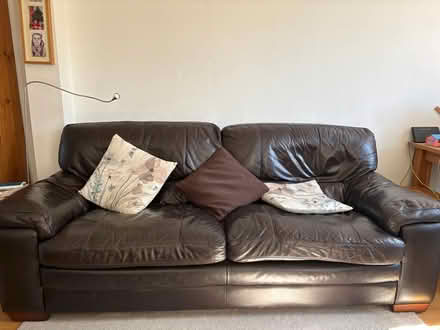 Photo of free Leather Sofa (London) #2