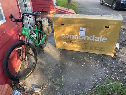 Photo of free Large Bicycle Shipping Box (East Arlington) #1