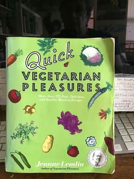 Photo of free Vegetarian Cookbook (ward area by york rd) #1