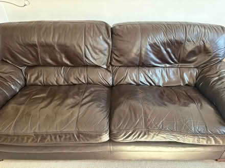 Photo of free Leather Sofa (London) #1