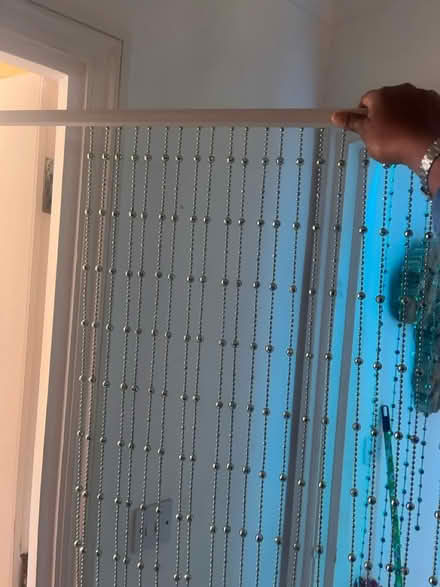 Photo of free Silver Beaded Curtain (SE27) #2