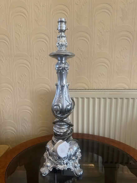 Photo of free Silver lamp stand (BR1 4LQ) #1