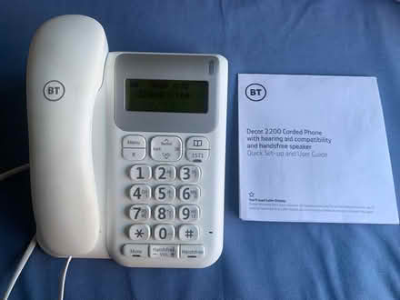 Photo of free BT Decor 2200 landline phone (Digswell AL6) #1