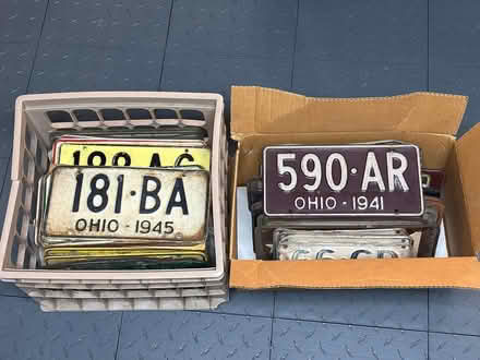 Photo of free 100+ Ohio (and KY) license plates (Green Township) #1