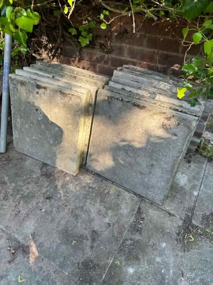 Photo of free Heavy 600x600 paving slabs x12 (Chorlton, Manchester M21) #1