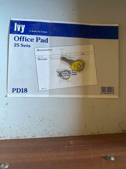 Photo of free Wooden Desk with lockable drawers (Halton LA2) #3