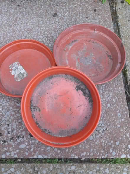 Photo of Large plantpot saucers (Penwortham PR1) #1