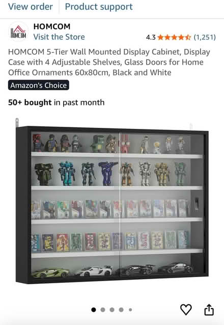 Photo of free 5 tier display cabinet with glass doors (Hackney E8) #3