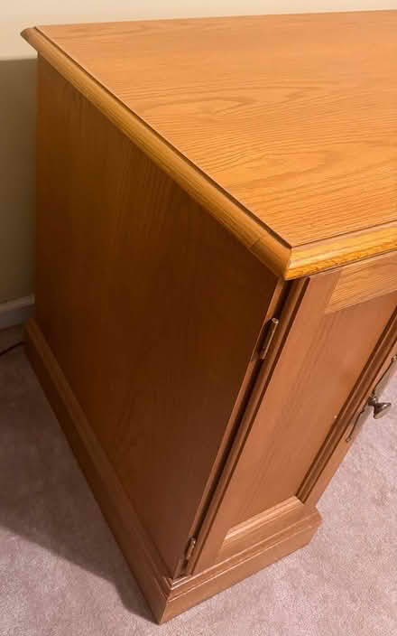 Photo of free Solid Oak Desk (Locust Grove) #3