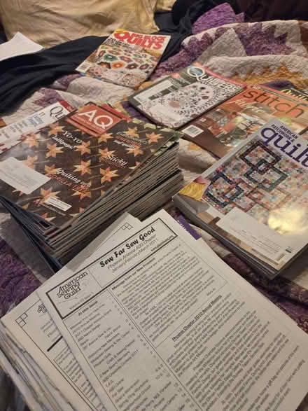 Photo of free Quilting and sewing magazines (North central Phoenix) #1