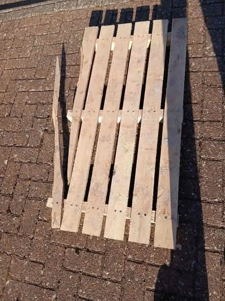 Photo of free Heavy wooden brick pallet and one smaller slightly broken (Chelsfield BR6) #2