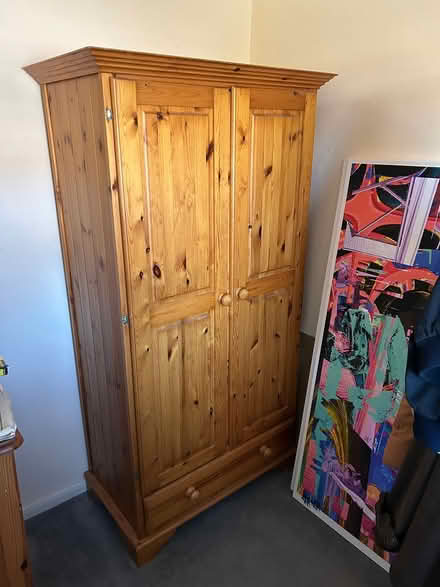 Photo of free Wooden wardrobe (Borehamwood WD6) #2