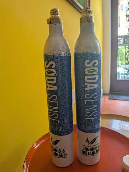 Photo of free Two empty soda sense CO2 cannisters (Columbia Heights) #1