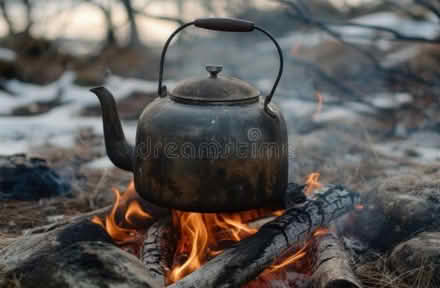 Photo of Kettle - for gas stove/fire (Southwick Green) #1