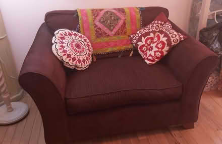 Photo of free M&S Cuddle sofa with fire label (Lower Bebington CH63) #1