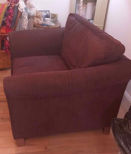 Photo of free M&S Cuddle sofa with fire label (Lower Bebington CH63) #3